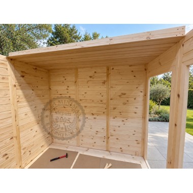 Sauna Initial 2.40 x 2.40 : un sauna confortable qui s'installe partout , par Minimax