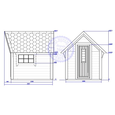 Kota Sauna Carré 4.8 m²