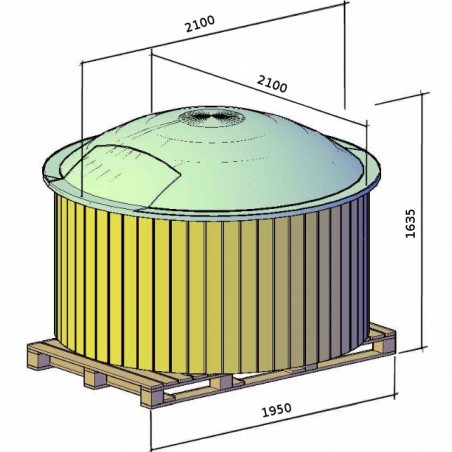 Bain Chaud Fibre de verre 180 Evolution