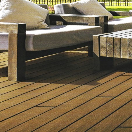 lame de terrasse co-extrudée Ambre