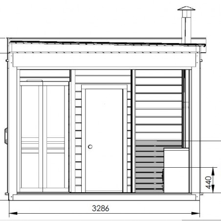 Modulo Cube Sauna 3x3