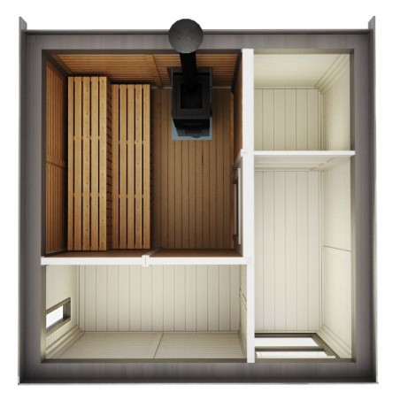 Modulo Cube Sauna 3x3