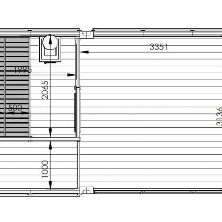Modulo Cube Sauna 3x5