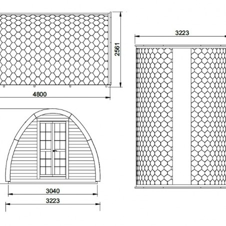 Camping Pod 3.20 x 4.80