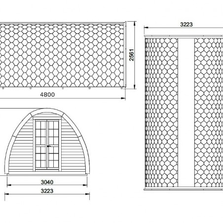 Camping Pod 3.20 x 5.90 m