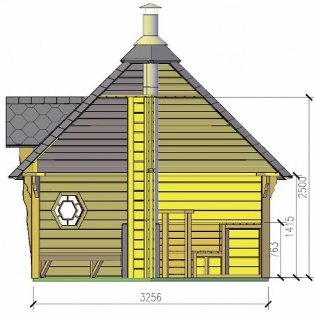 Kota Sauna 9.2 m²